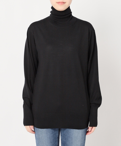 セール】《手洗い可 / 追加》18Gタートルネックプルオーバー（ニット