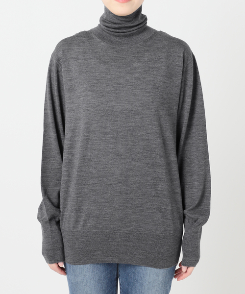 手洗い可 / 追加》18Gタートルネックプルオーバー（ニット/セーター