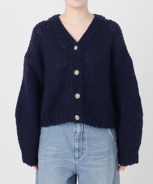 journal standard L'essage（ジャーナルスタンダードレサージュ）の「AMYRIS Vネックカーディガン（カーディガン/ボレロ・レディース・パープル/レッド/ブラウン・FREE）」の22枚目の写真