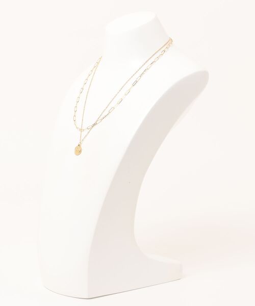 ORLEAN(オルレアン)の「【ORLEAN】 二連 レオンチェーン メダルネックレス(ネックレス・レディース・シルバー/ゴールド・フリー)」の20枚目の写真