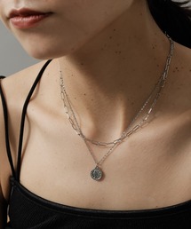 ORLEAN（オルレアン）の「【ORLEAN】 二連 レオンチェーン メダルネックレス サージカルステンレス（ネックレス）」