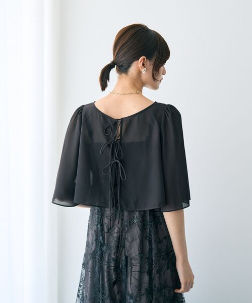 YECCA VECCA（イェッカヴェッカ）の「【2点SET】フラワー柄スパンコール刺繍ドレス（ドレス・レディース・チャコールグレー/グリーン・FREE）」の10枚目の写真