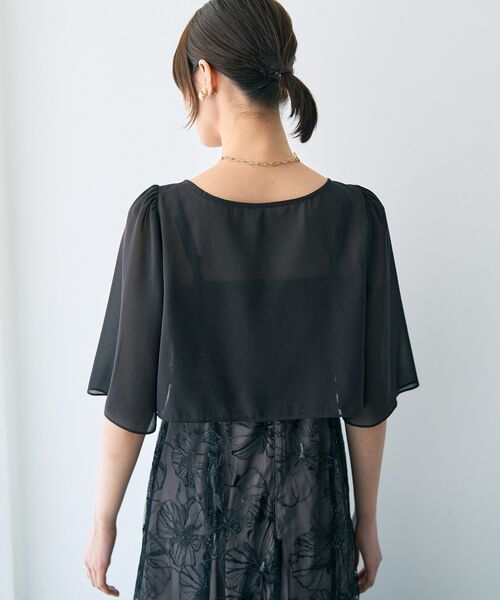 YECCA VECCA（イェッカヴェッカ）の「【2点SET】フラワー柄スパンコール刺繍ドレス（ドレス・レディース・チャコールグレー/グリーン・FREE）」の11枚目の写真