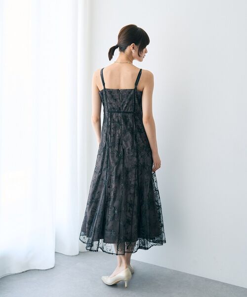 YECCA VECCA（イェッカヴェッカ）の「【2点SET】フラワー柄スパンコール刺繍ドレス（ドレス・レディース・チャコールグレー/グリーン・FREE）」の20枚目の写真