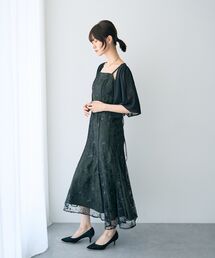 YECCA VECCA | 【2点SET】フラワー柄スパンコール刺繍ドレス(ドレス)