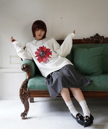 ATELANE（アテレーン）の「ATELANE / ダンボールポンチ/アソート/フラワー/トラ/ロンTEE（Tシャツ/カットソー）」