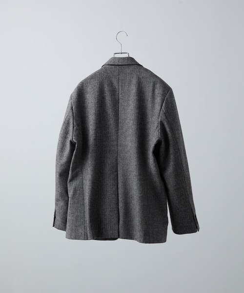 CLEL（クレイル）の「【CLEL】Wool Blend Herringbone Tweed