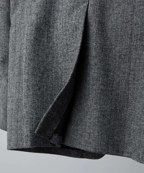 CLEL（クレイル）の「【CLEL】Wool Blend Herringbone Tweed