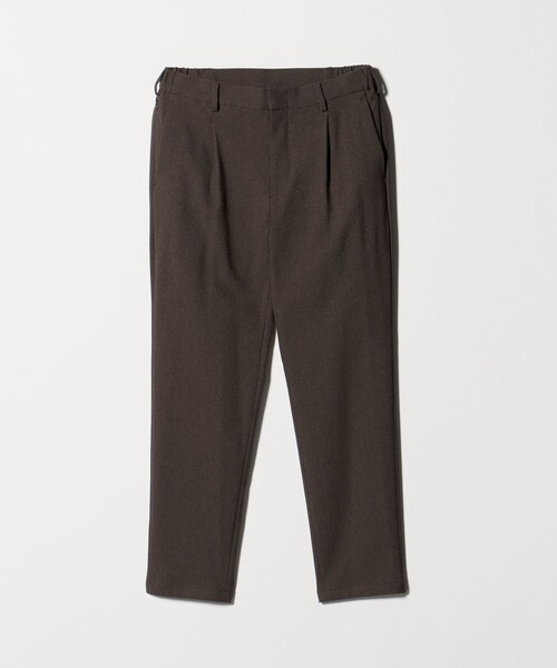 リサイクル ポリエステル 1プリーツ テーパード パンツ NO.3