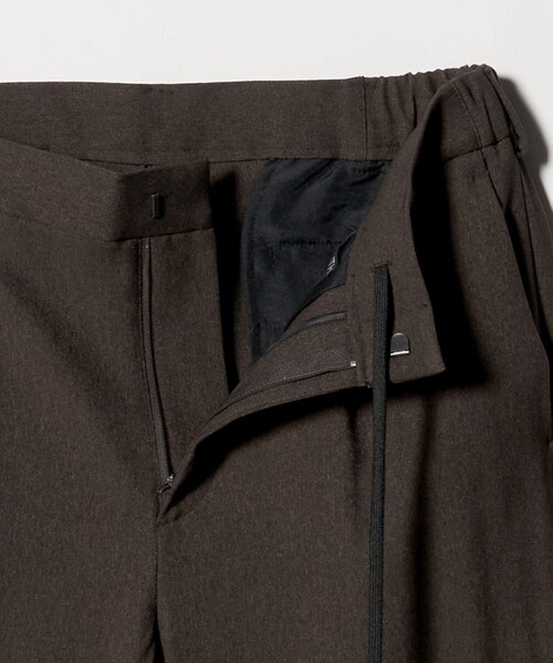 リサイクル ポリエステル 1プリーツ テーパード パンツ NO.3