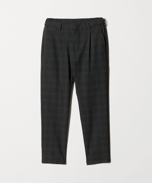 リサイクル ポリエステル 1プリーツ テーパード パンツ NO.3