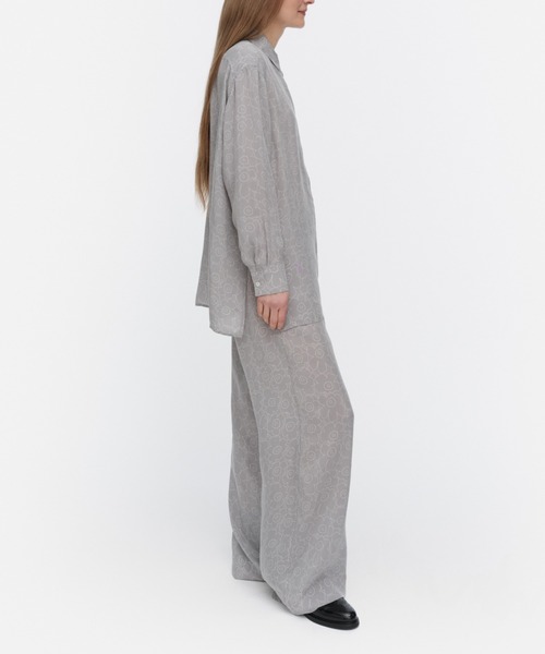 marimekko（マリメッコ）の「Oanet Piirto Uni Cupro / trouser（その他パンツ・レディース・ライトグレー・X-SMALL/SMALL）」の8枚目の写真