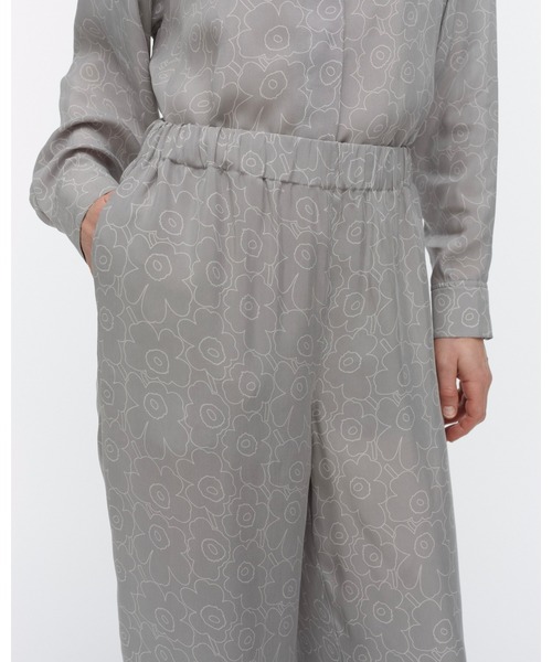 marimekko（マリメッコ）の「Oanet Piirto Uni Cupro / trouser（その他パンツ・レディース・ライトグレー・X-SMALL/SMALL）」の7枚目の写真