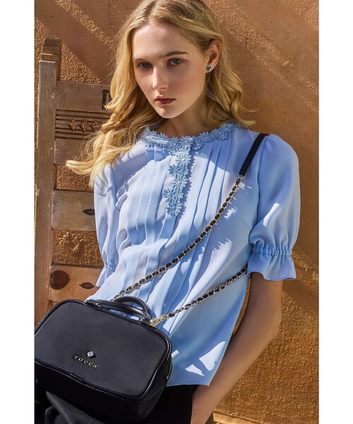 TOCCA（トッカ）の「WITH CLARISSE 2WAY NYLONBAG ミニボストンバッグ（ボストンバッグ・レディース・ネイビー系/ピンク系/ベージュ系/ブルー系/ブラック系・F）」の17枚目の写真