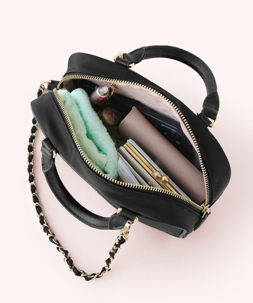 TOCCA（トッカ）の「WITH CLARISSE 2WAY NYLONBAG ミニボストンバッグ（ボストンバッグ・レディース・ネイビー系/ピンク系/ベージュ系/ブルー系/ブラック系・F）」の21枚目の写真