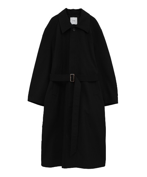 CLANE（クラネ）の「BULKY LINE STAIN COAT（ステンカラーコート・レディース・ブラウン/ブラック・2/1）」の12枚目の写真