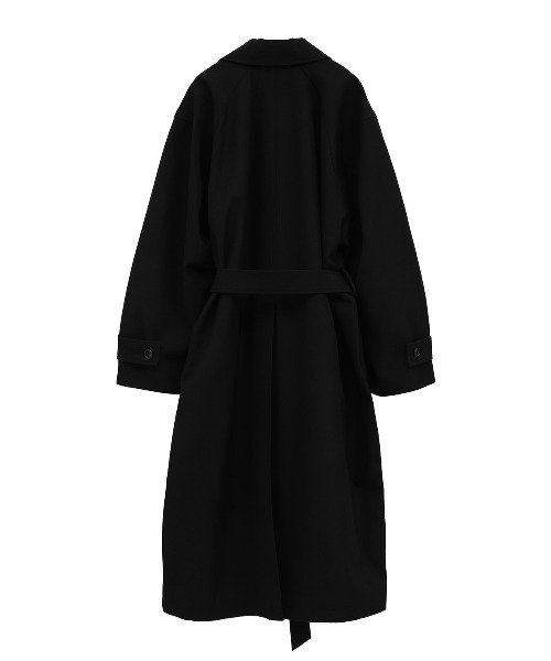 CLANE（クラネ）の「BULKY LINE STAIN COAT（ステンカラーコート・レディース・ブラウン/ブラック・2/1）」の13枚目の写真