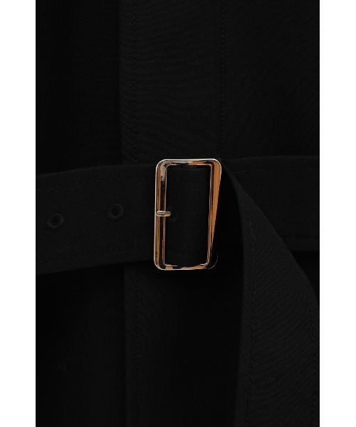 CLANE（クラネ）の「BULKY LINE STAIN COAT（ステンカラーコート・レディース・ブラウン/ブラック・2/1）」の19枚目の写真