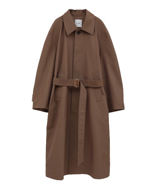 CLANE（クラネ）の「BULKY LINE STAIN COAT（ステンカラーコート・レディース・ブラウン/ブラック・2/1）」の22枚目の写真
