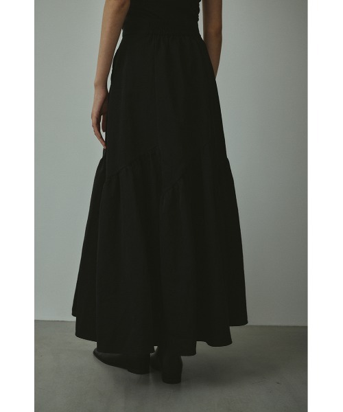 STYLEMIXER（スタイルミキサー）の「スラッシュパネルスカート（スカート・レディース・ブラック/カーキ・SMALL/MEDIUM）」の5枚目の写真