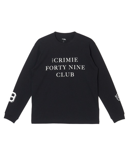 CRIMIE(クライミー)の「THE CRIMIE 49 CLUB LONG T SHIRTS(Tシャツ/カットソー・メンズ・ブラック/ホワイト・L/XL/XXL/M)」の1枚目の写真
