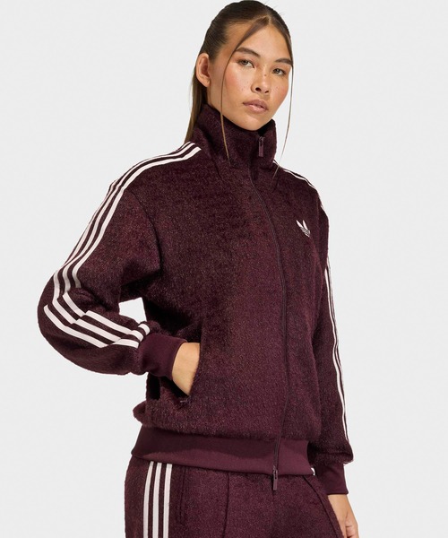 adidas(アディダス)の「adidas/アディダス ORI MOHAIR FB TT トラックジャケット(ジャージ・メンズ・ピンク/レッド/ライトグリーン・L/M/S/XS)」の5枚目の写真