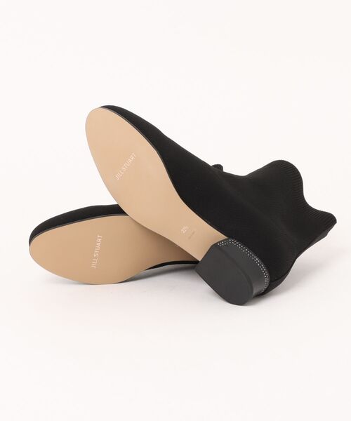JILL STUART(ジルスチュアート)の「ニットショートブーツ(ブーツ・レディース・ベージュ/ブラック・24.5cm/24.0cm/23.5cm/23.0cm/22.5cm)」の4枚目の写真