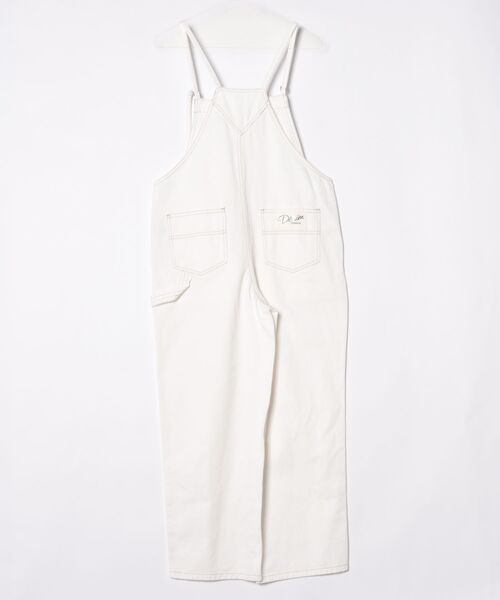 INTERPLANET（インタープラネット）の「【CYNICAL】ミドルオンスデニムキャミサロペット（サロペット/オーバーオール・レディース・ライトブルー/サックスブルー/オフホワイト・FREE）」の4枚目の写真