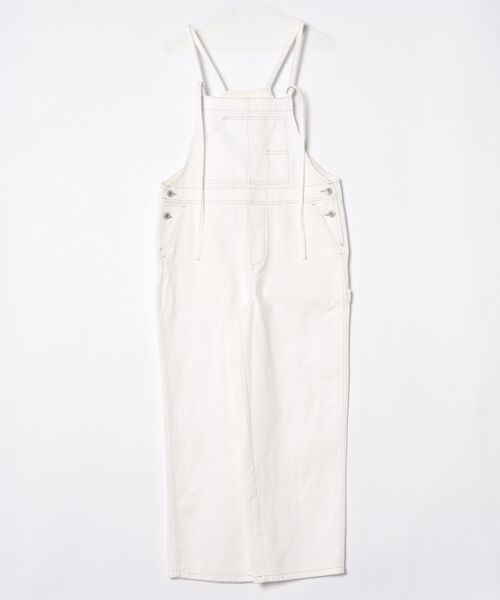 INTERPLANET（インタープラネット）の「【CYNICAL】ミドルオンスデニムキャミサロペット（サロペット/オーバーオール・レディース・ライトブルー/サックスブルー/オフホワイト・FREE）」の8枚目の写真