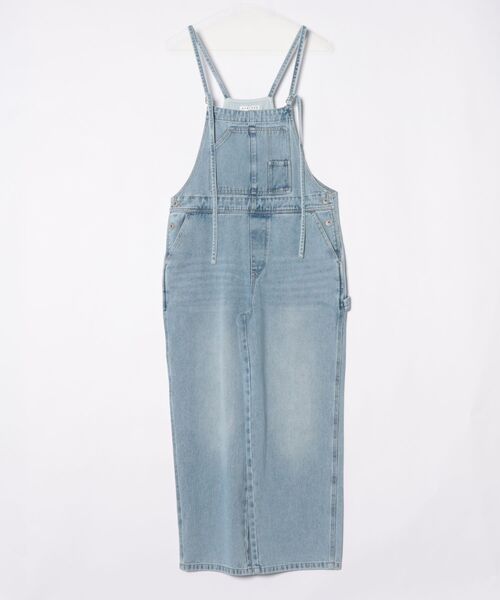 INTERPLANET（インタープラネット）の「【CYNICAL】ミドルオンスデニムキャミサロペット（サロペット/オーバーオール・レディース・ライトブルー/サックスブルー/オフホワイト・FREE）」の9枚目の写真