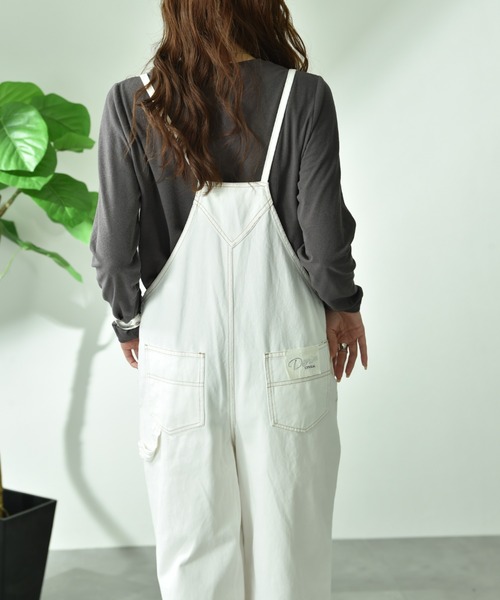 INTERPLANET（インタープラネット）の「【CYNICAL】ミドルオンスデニムキャミサロペット（サロペット/オーバーオール・レディース・ライトブルー/サックスブルー/オフホワイト・FREE）」の12枚目の写真