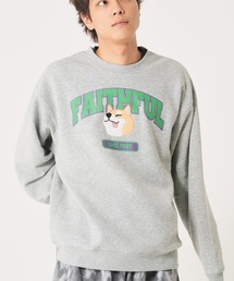 CORISCO（コリスコ）の「裏起毛カレッジワッペンアニマル柄トレーナー(M1)（スウェット）」