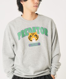 CORISCO（コリスコ）の「裏起毛カレッジワッペンアニマル柄トレーナー(M1)（スウェット）」