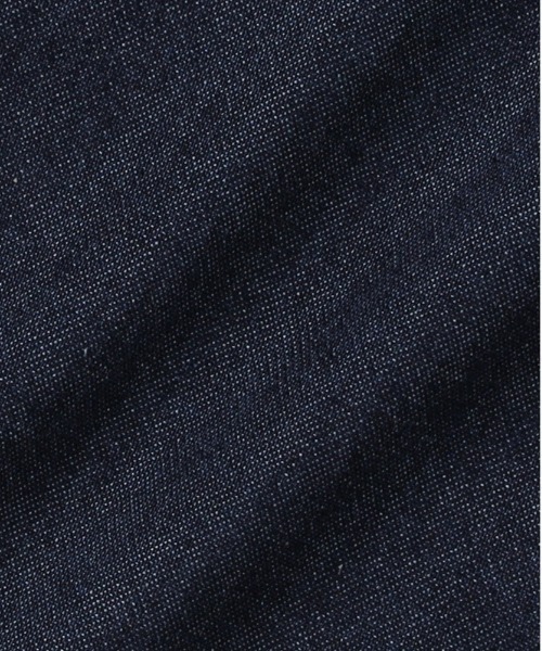 BACK NUMBER(バックナンバー)の「【BACK NUMBER】デニムビッグシルエットシャツジャケット (ラウンドカット/胸ポケット/微光沢/通気性/オールシーズン/カジュアル/レイヤード/デイリーユース)(シャツ/ブラウス・メンズ・ブラック/ダークインディゴブルー・L/XL/M)」の10枚目の写真