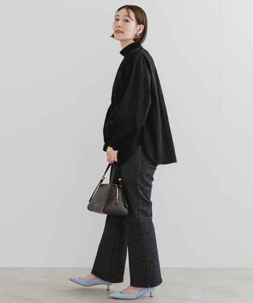 F by ROSSO（エフバイロッソ）の「F by ROSSO　ハイネック2WAYブラウス（シャツ/ブラウス・レディース・オフホワイト/ブラック・FREE）」の22枚目の写真