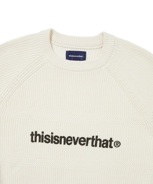 thisisneverthat（ディスイズネバーザット）の「T-Logo Knit Sweater（ニット/セーター・メンズ・ブラック/カモフラージュ/マスタード/ホワイト・L/M/S/XL）」の12枚目の写真