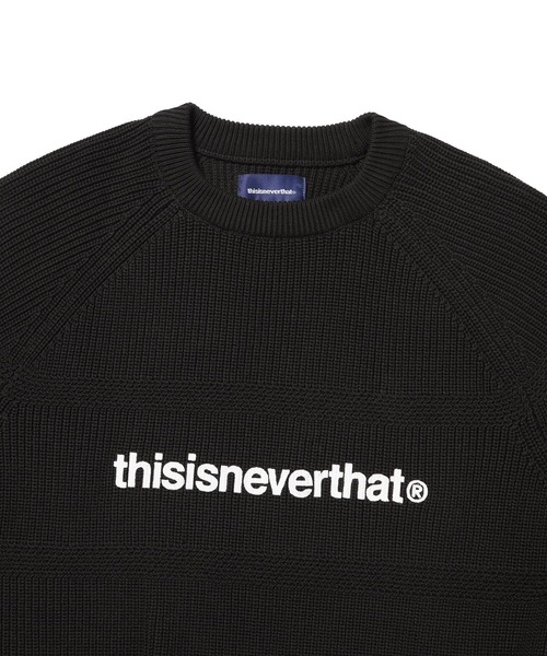 thisisneverthat（ディスイズネバーザット）の「T-Logo Knit Sweater（ニット/セーター・メンズ・ブラック/カモフラージュ/マスタード/ホワイト・L/M/S/XL）」の6枚目の写真