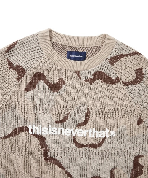 thisisneverthat（ディスイズネバーザット）の「T-Logo Knit Sweater（ニット/セーター・メンズ・ブラック/カモフラージュ/マスタード/ホワイト・L/M/S/XL）」の10枚目の写真