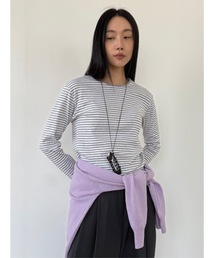 Didot.showroom（ディドット ショールーム）の「マルチカラーボーダーロンT（Tシャツ/カットソー）」