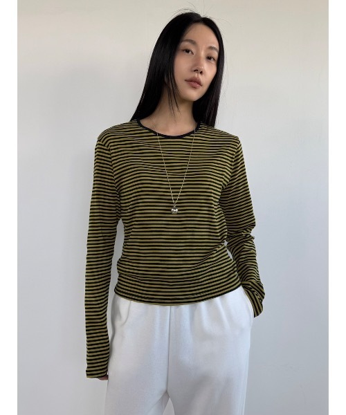 マルチカラーボーダーロンT（Tシャツ/カットソー）｜Didot.showroom