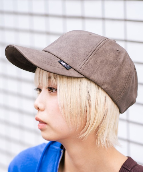 Lee（リー）の「【LEE/リー】フェイクレザーローキャップ（キャップ・メンズ・ブラック/ブラウン・FREE）」の2枚目の写真