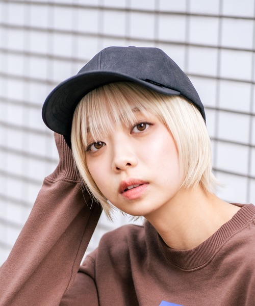 Lee（リー）の「【LEE/リー】フェイクレザーローキャップ（キャップ・メンズ・ブラック/ブラウン・FREE）」の4枚目の写真