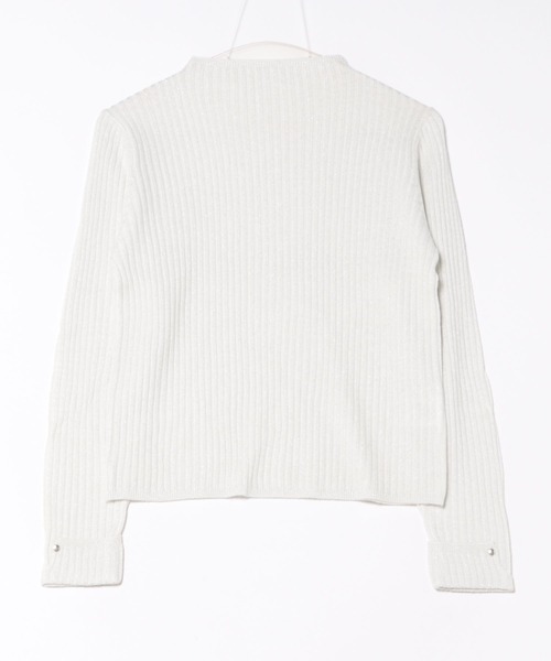 12Twelve Agenda（トゥエルブ　アジェンダ）の「ハイネックラメリブニットプルオーバー（ニット/セーター・レディース・ブラウン/ライトグレー/ミント/オフホワイト・M）」の17枚目の写真