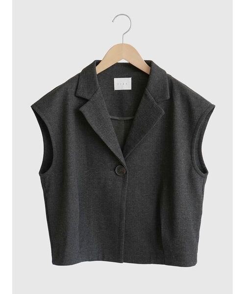FIKA.(フィーカ)の「Wool-like tailored vest(その他アウター・レディース・ブラウン/チャコール・MEDIUM)」の19枚目の写真
