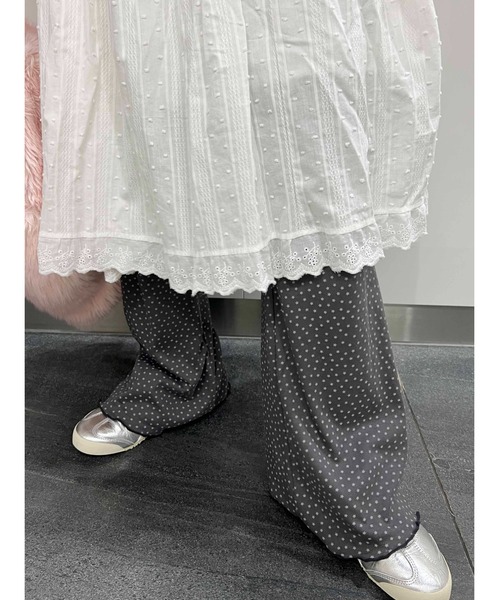 WC(ダブル シー)の「スターメロウイージーパンツ(その他パンツ・レディース・チャコールグレー/ホワイト・FREE)」の13枚目の写真