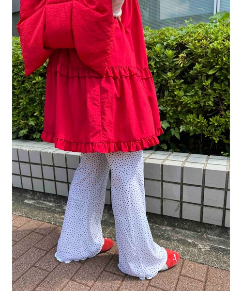 WC(ダブル シー)の「スターメロウイージーパンツ(その他パンツ・レディース・チャコールグレー/ホワイト・FREE)」の18枚目の写真