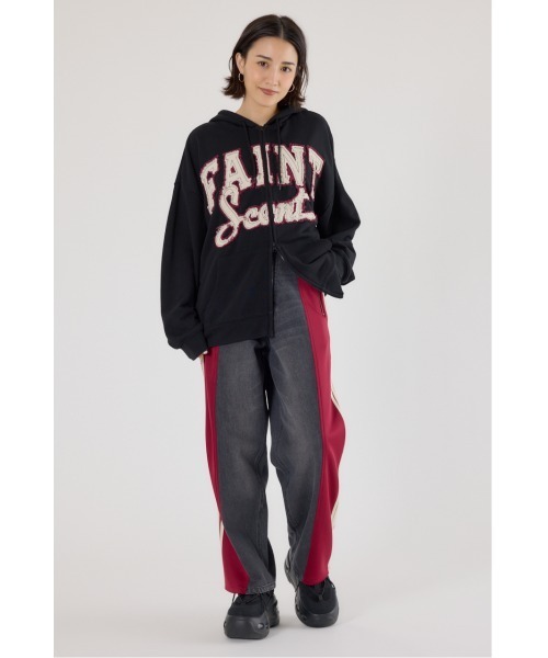 RODEO CROWNS WIDE BOWL（ロデオクラウンズワイドボウル）の「Uth FSジップパーカー（パーカー・レディース・カーキ/ブラウン/ブラック/グレー×ホワイト・FREE）」の13枚目の写真