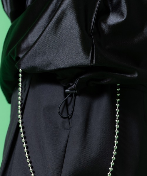 a.p.o.v.（エーピーオービー）の「a.p.o.v. ドローコードヘムオーバーサイズバスケットウォームアップゲームシャツ（Tシャツ/カットソー・メンズ・パープル/ホワイト/ブラック・ONESIZE）」の8枚目の写真