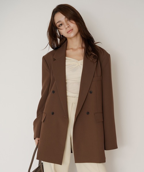 セール】ダブル ジャケット コート KINO THE KEI（テーラード