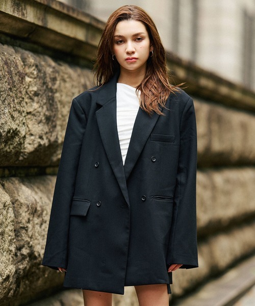 セール】ダブル ジャケット コート KINO THE KEI（テーラード